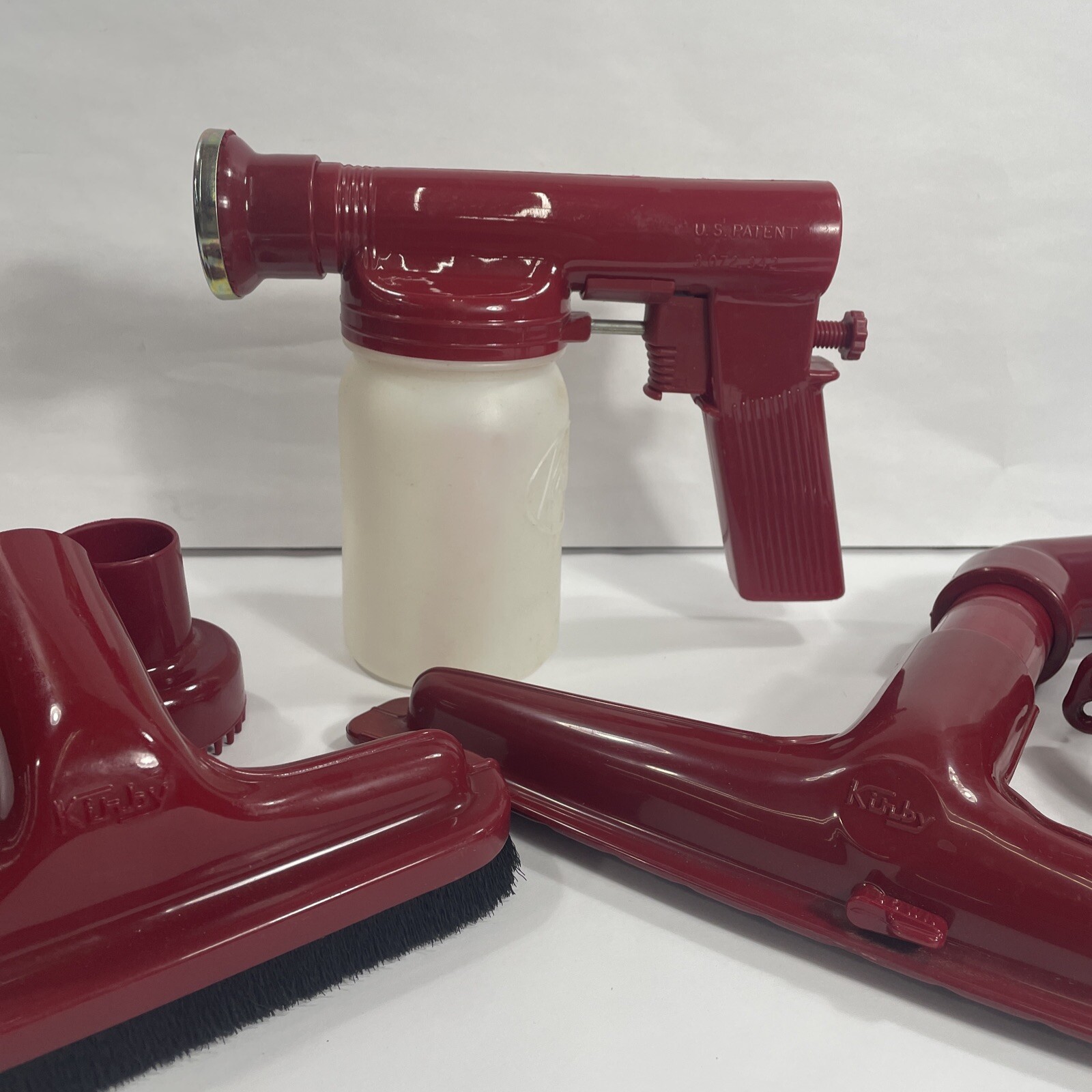 Kirby Classic III 3 Vacuum Cleaner Red Accessories & Attachments Lot – 6 pieces