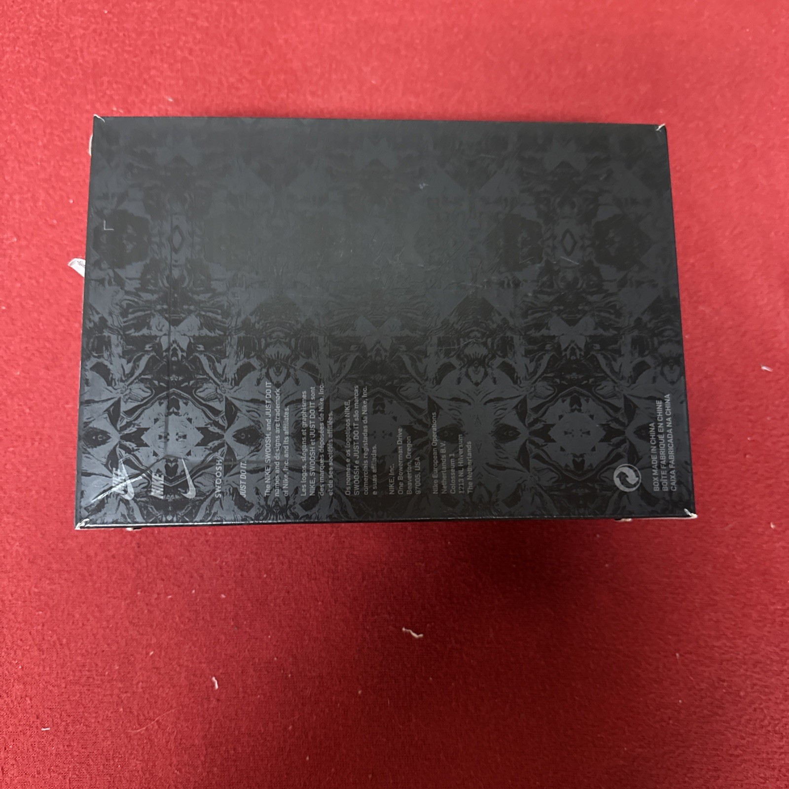 Nike KD9 Kevin Durant Empty Shoe Replacement Box 9.5 X6.5X3.75” Black Silver