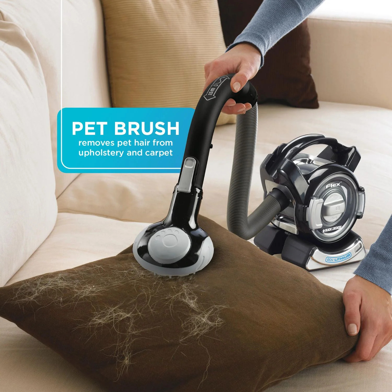 BLACK+DECKER dustbuster®™ 20V MAX* Flex Cordless Stick Vacuum- BDH2020FLFH