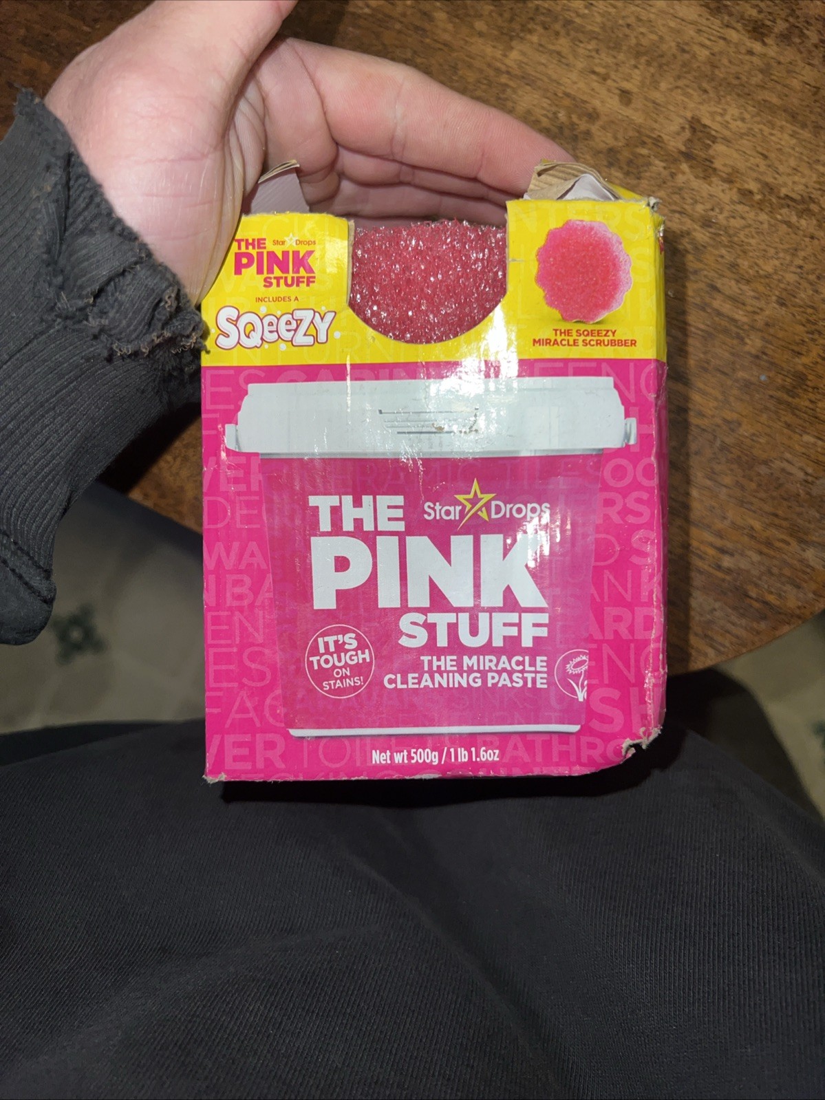 The Star Drops Pink Stuff The Miracle Cleaning Paste 1lb 1.6oz With Miracle Scru