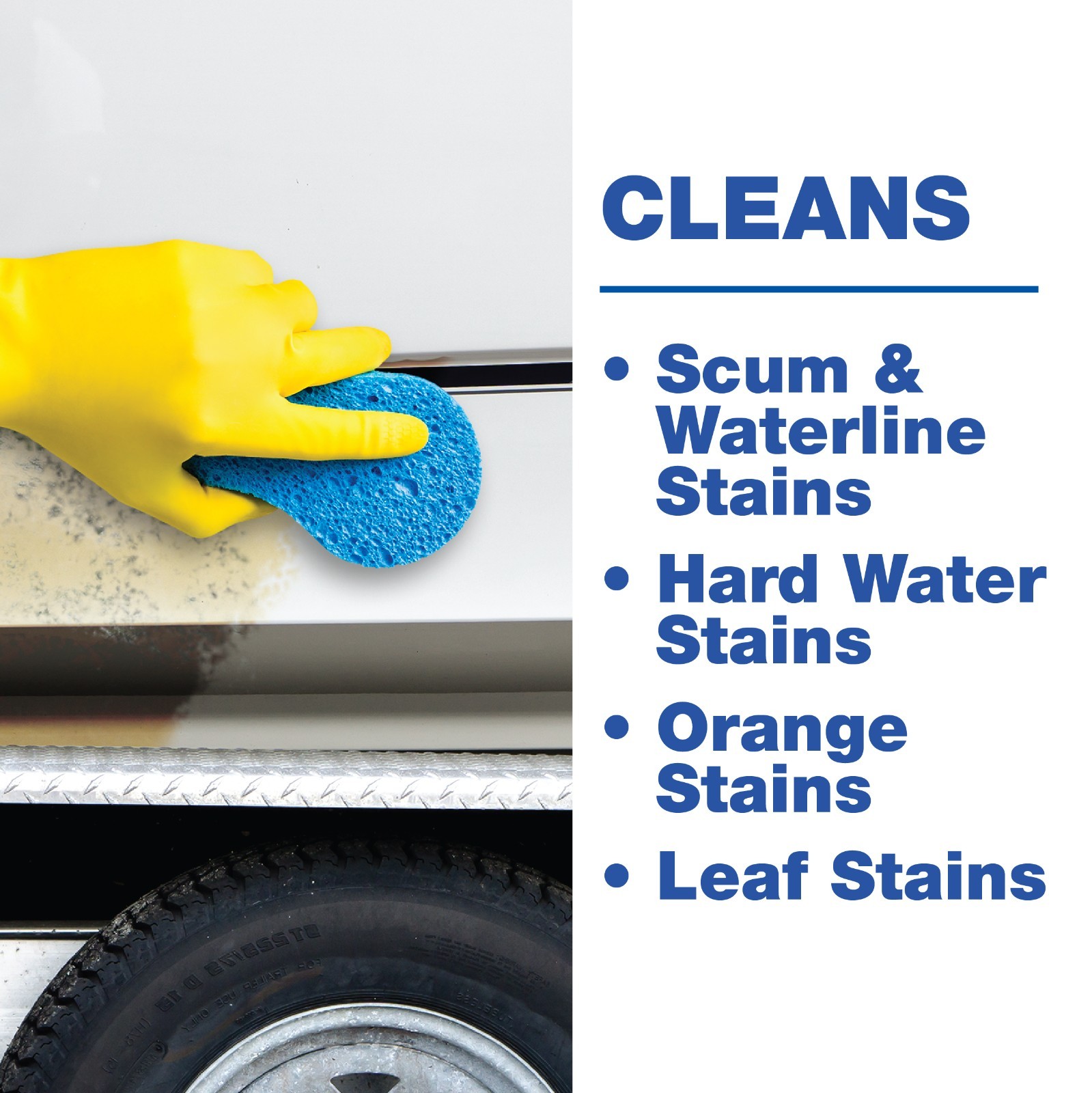 STAR BRITE Instant Hull Cleaner – Gel Spray Formula Clings to Vertical Surfaces