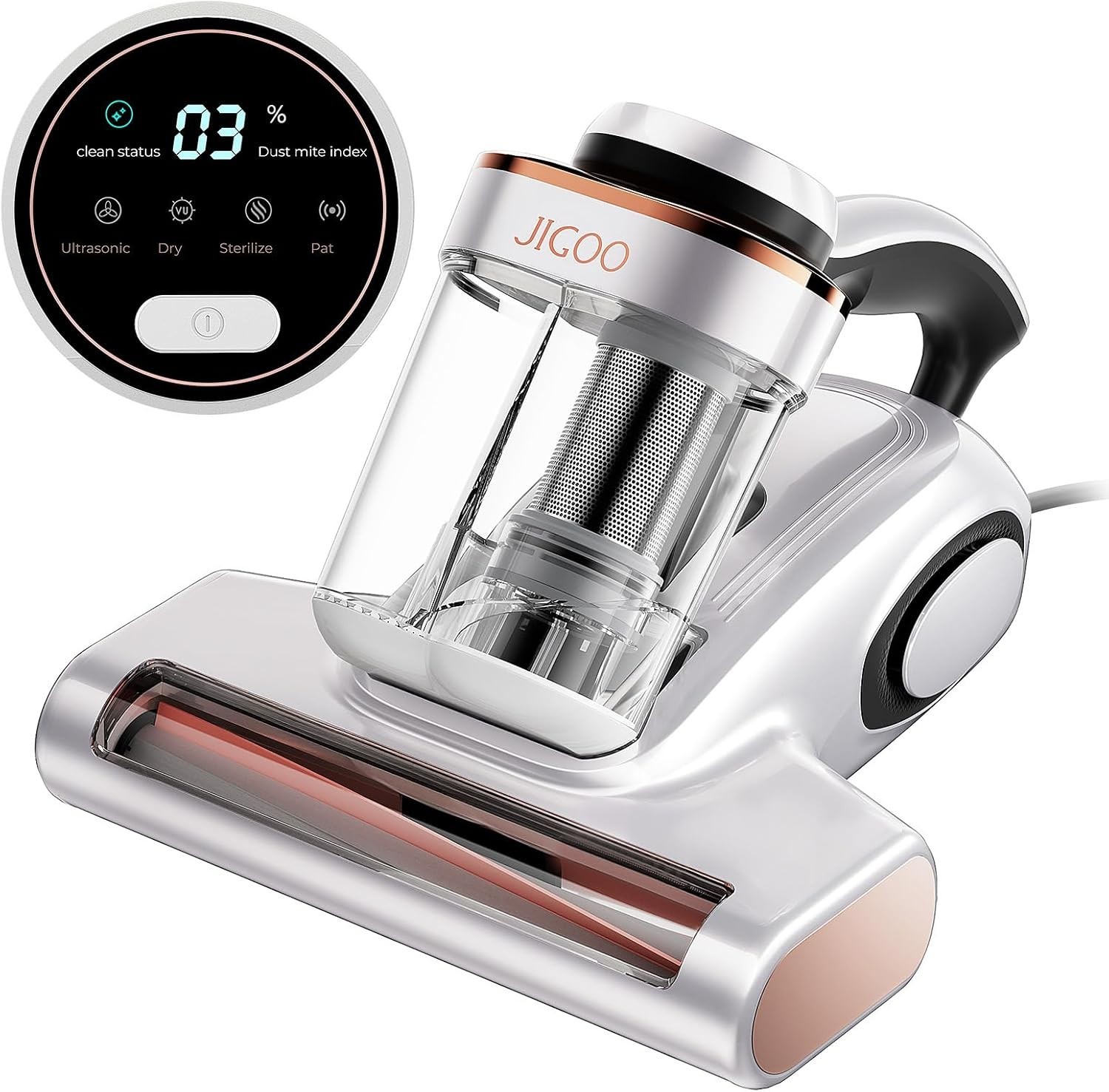 J300 Bed Vacuum Cleaner, Dust Sensor, Pet Hair, UV and Heat, Corded | Mattres…