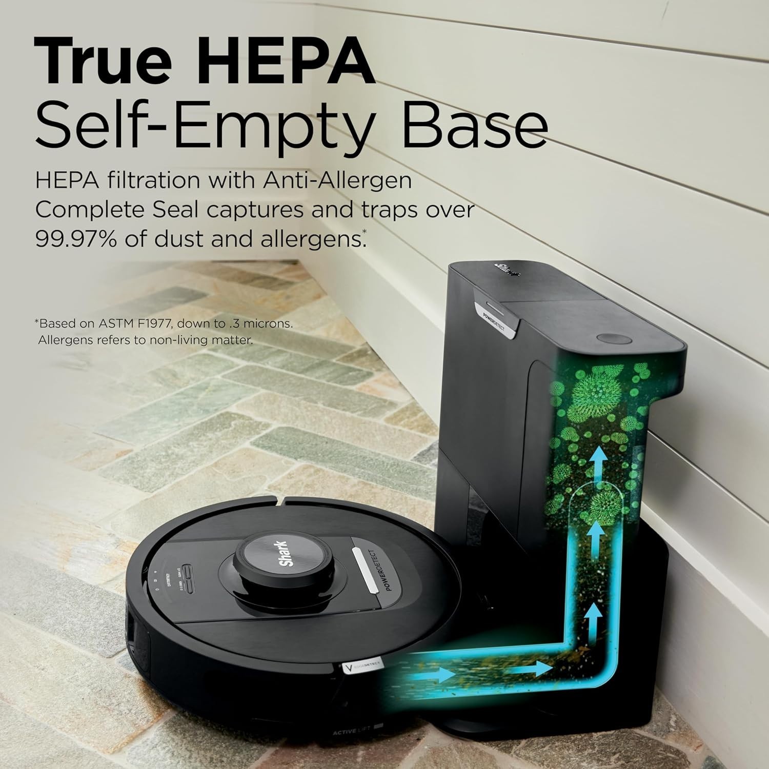 Shark AV2820S PowerDetect Self-Empty Robot Vacuum NeverStuck Technology