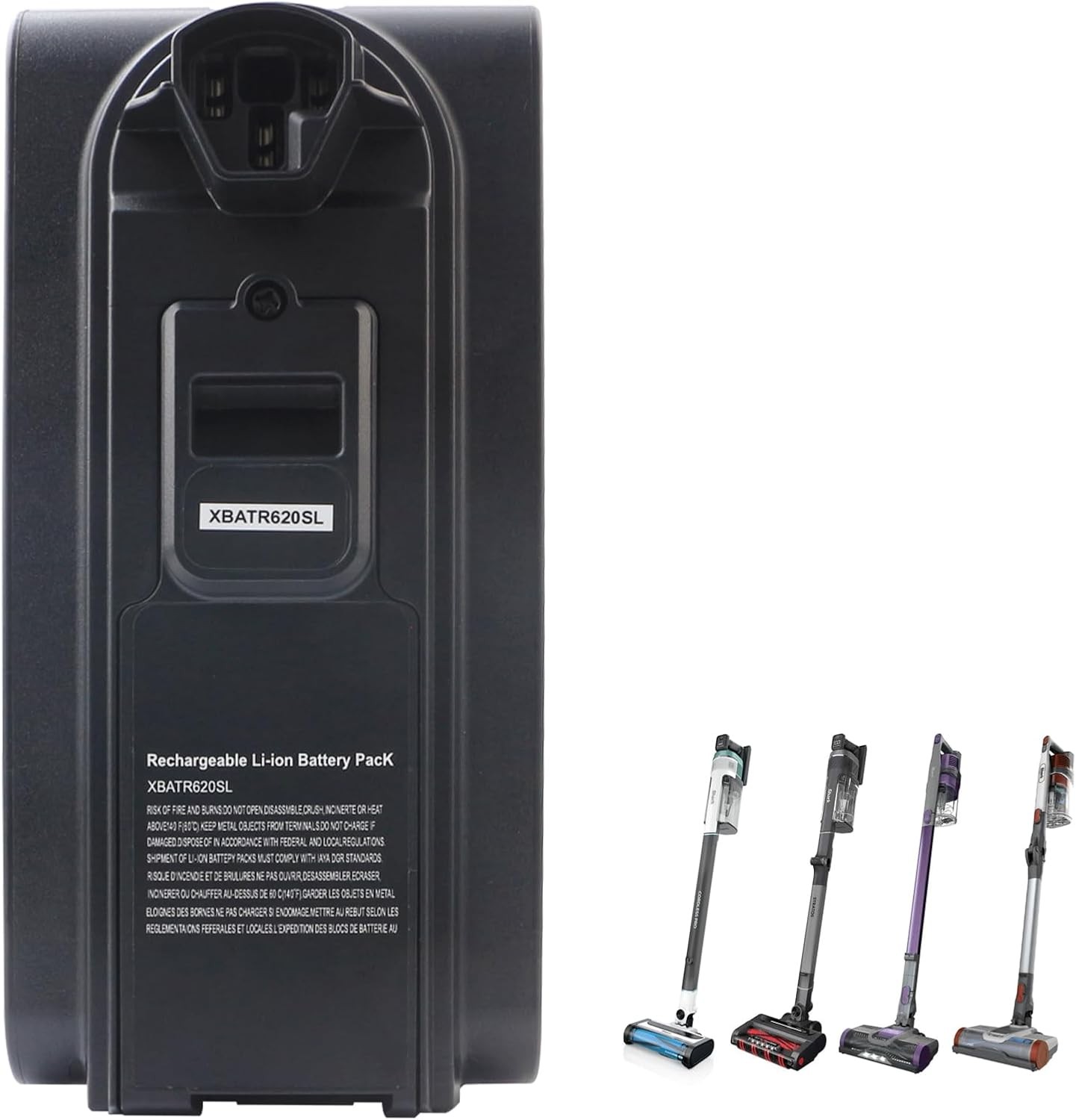 XBATR620SL XBATR625SL Battery Replacement for Shark Stratos IZ540H IZ562H