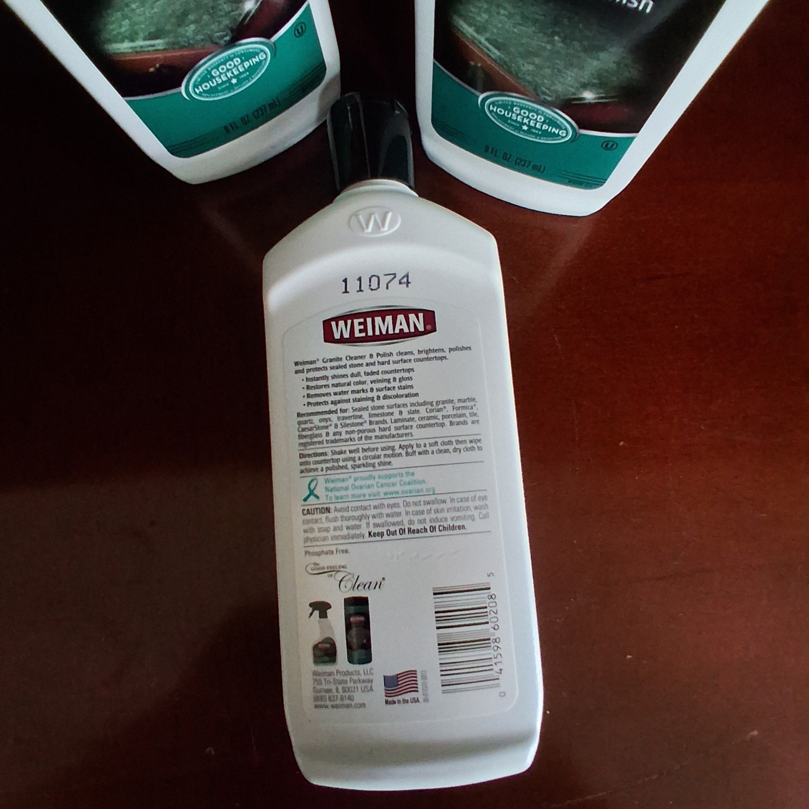 WEIMAN Granite Cleaner & Polish 8oz Lot Of 3 – HARD TO FIND – Discontinued New