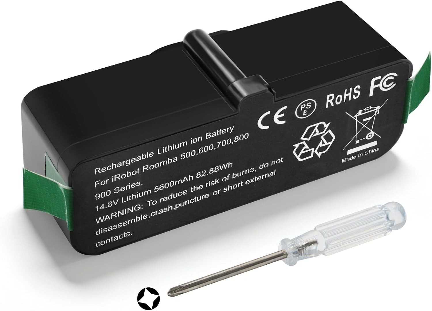Replacement Battery for iRobot Roomba 500 600 700 800 900 R3 Series 960 980 981
