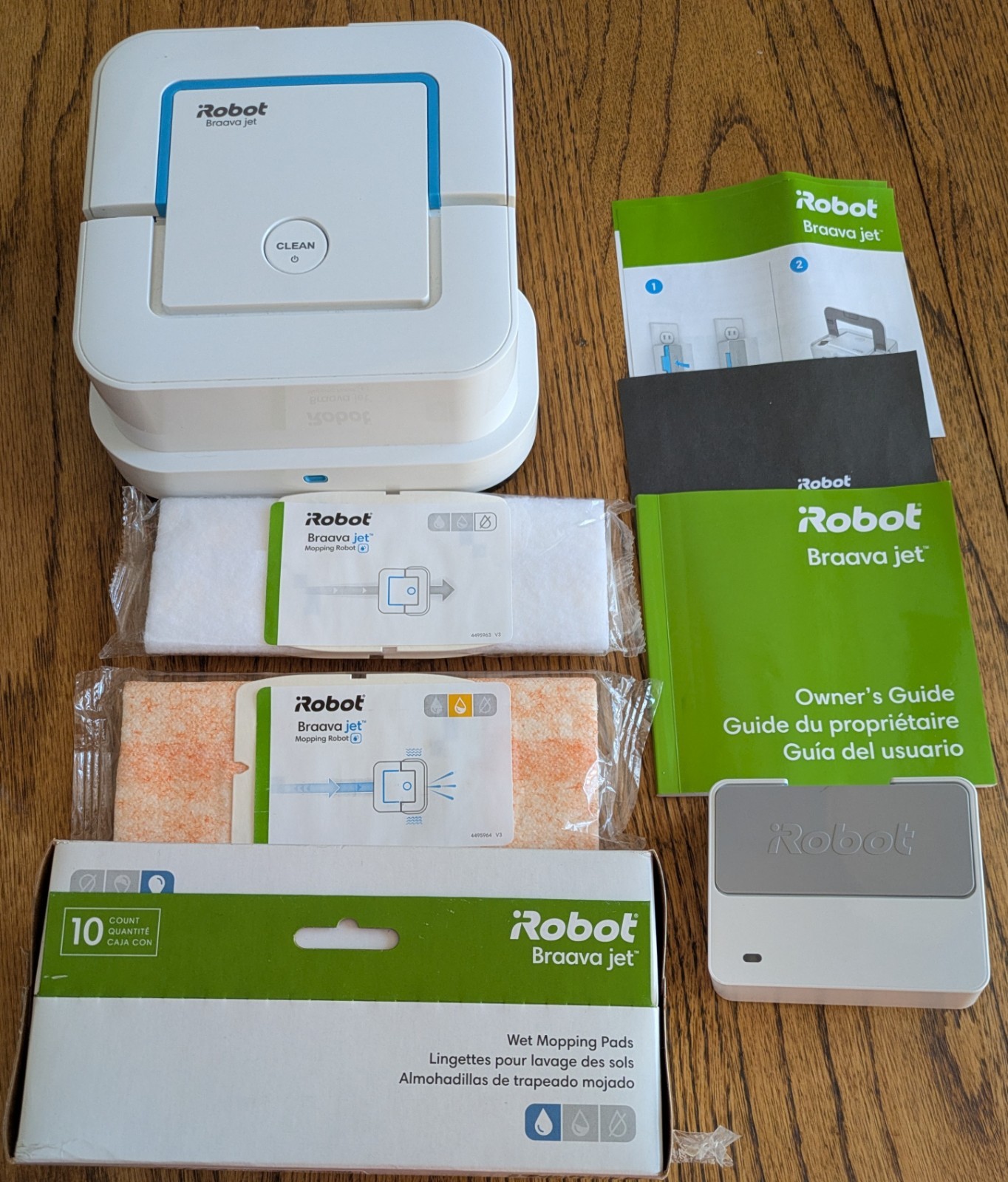 iRobot Braava Jet 240 Robot Mop App Control Precision Spray OPEN BOX Extra PADS