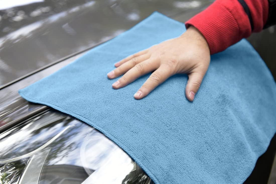 Microfiber Cleaning Cloths Value Pack of 36 – 16×16 Inches, Lint-Free, Reusable