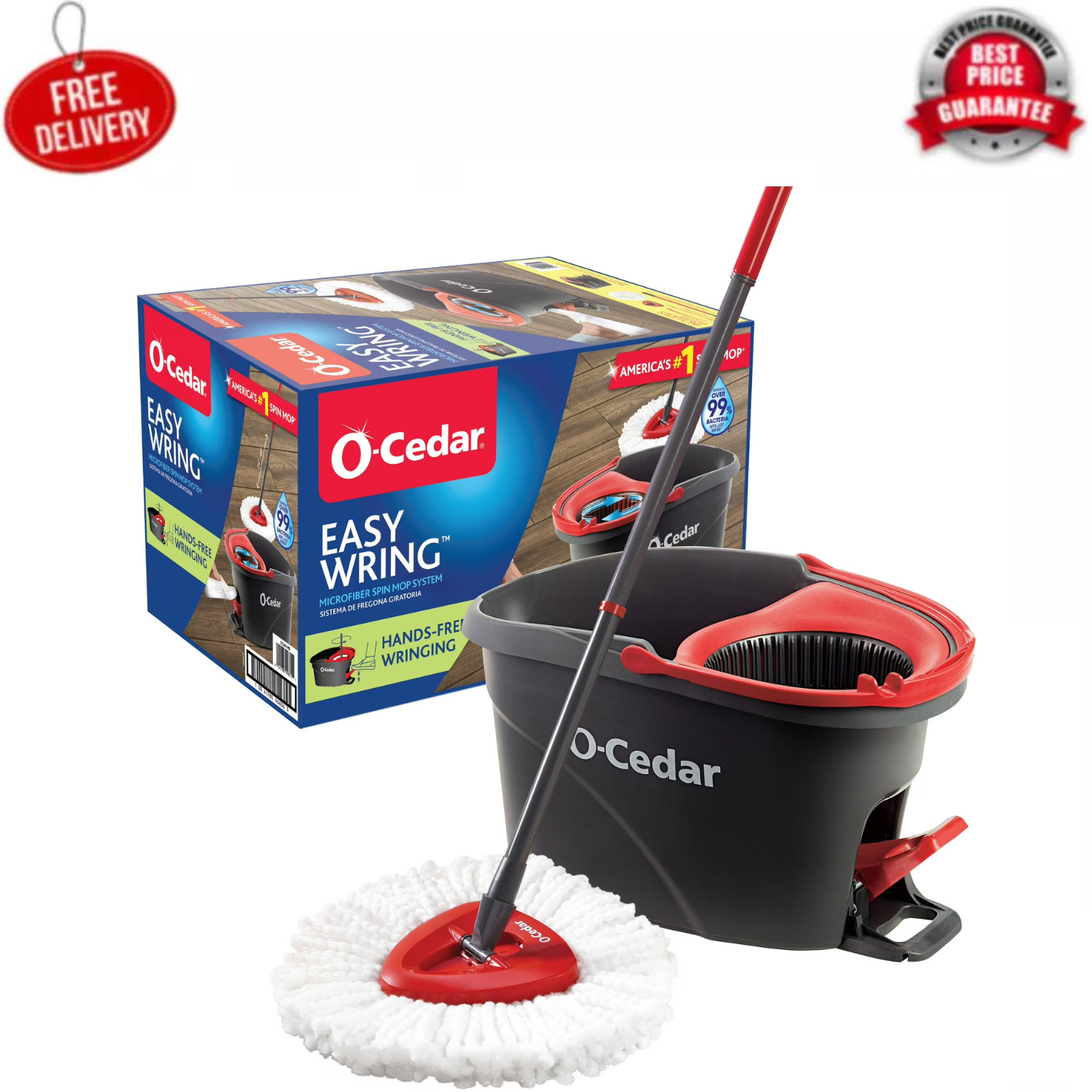 O-Cedar EasyWring™ Spin Mop & Bucket System