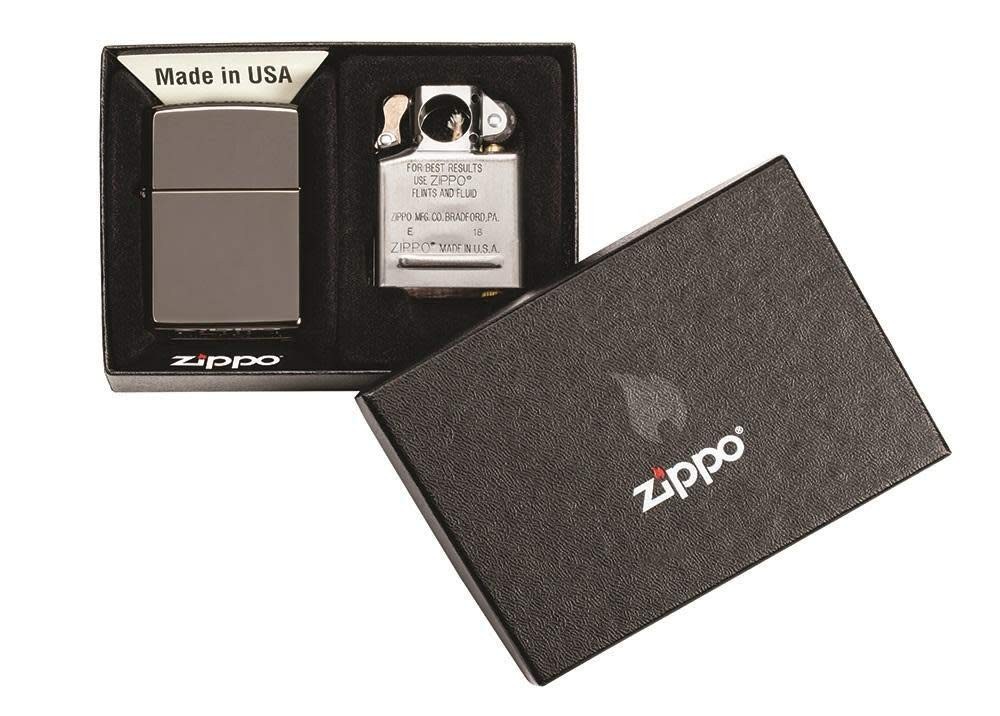 Zippo Black Ice Lighter & Pipe Insert One Size,