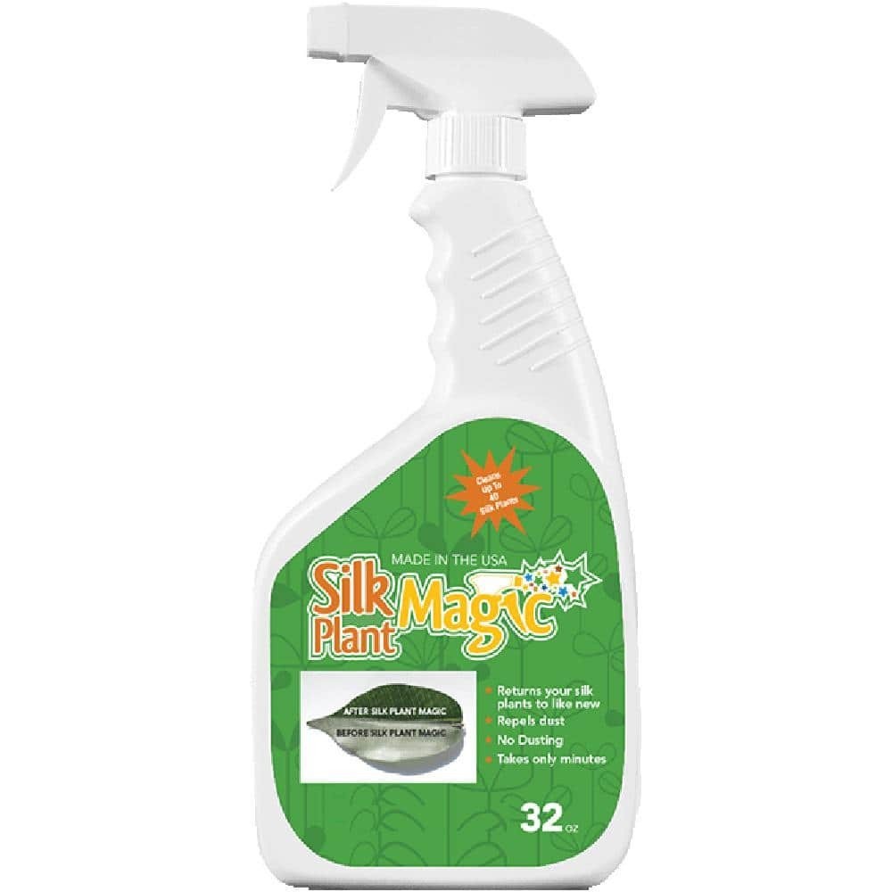 Silk Plant Cleaner No-Rinse Repels Dust Shines Frame Pet Safe Phosphate Free