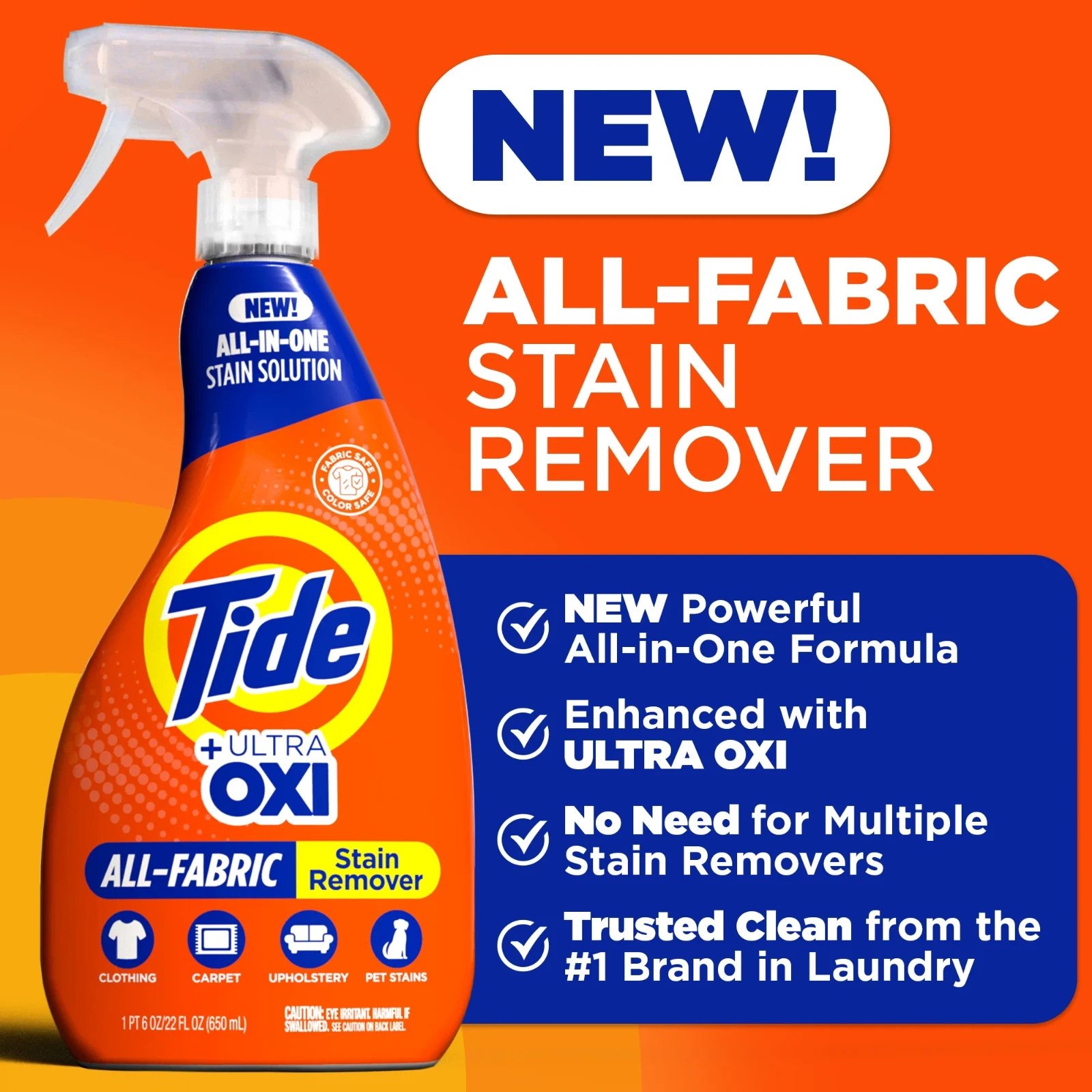 Tide Rescue Laundry Stain Remover-22 fl oz:Bleach-Free, Fresh Scent, Liquid Form