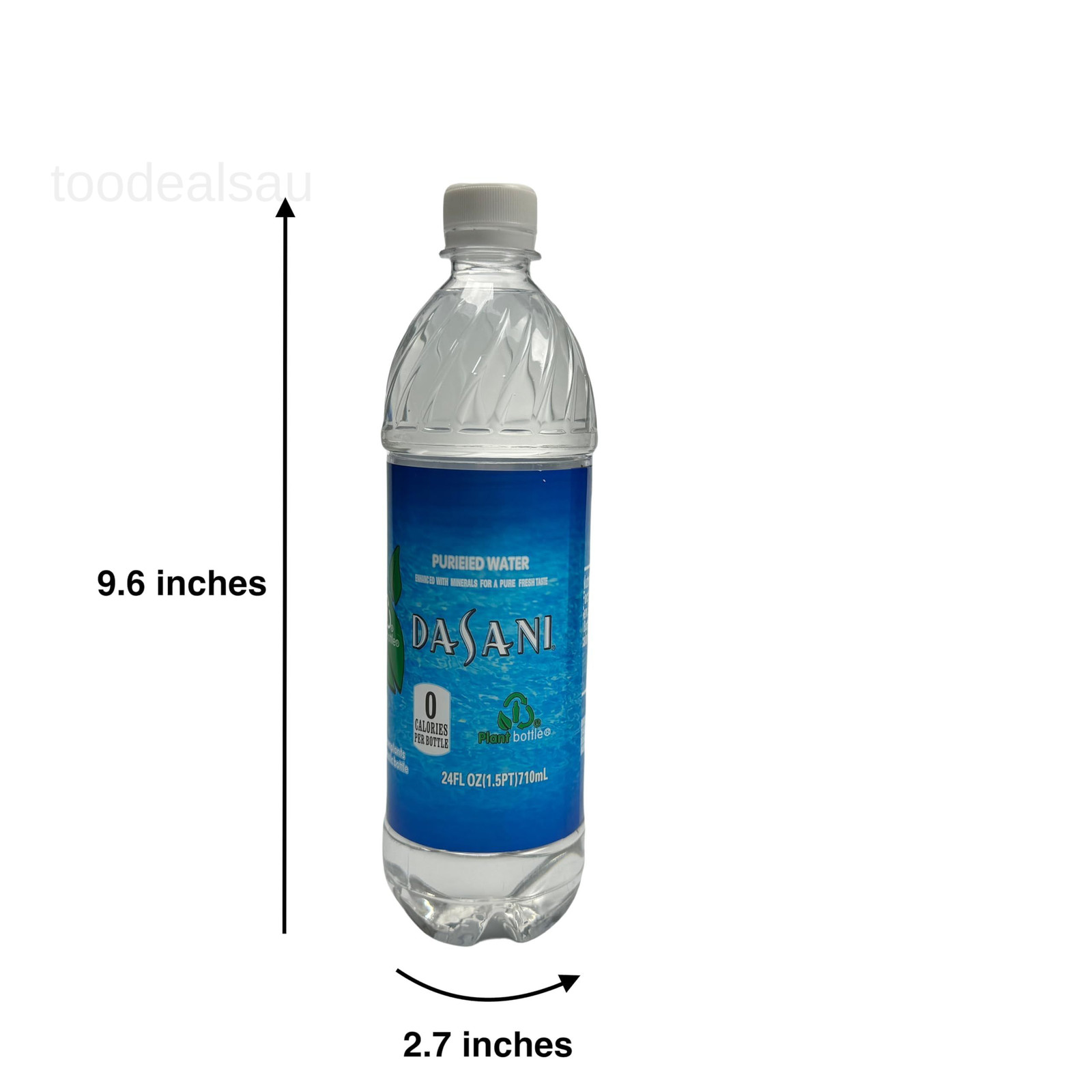 Dasani Diversion Safe Water Bottle Stash Can 9.6 x 2.7 x inches