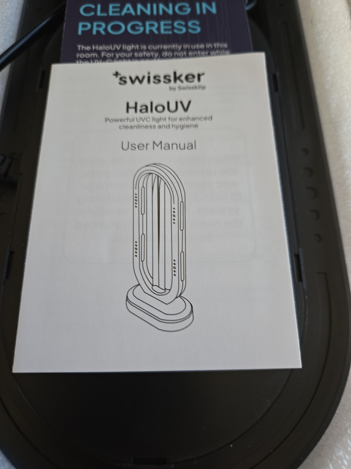HaloUV Swissker by Swissklip HaloClean UV Original, Disinfection Device Unused