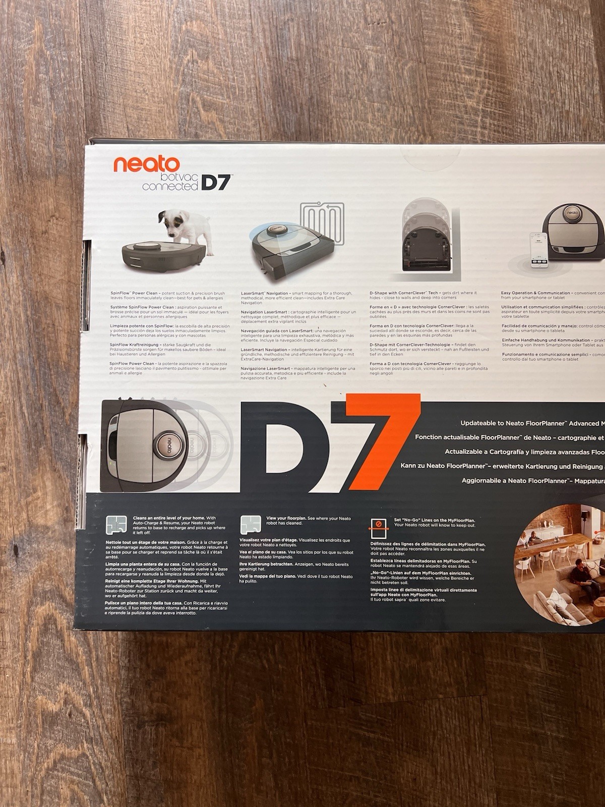 New, Sealed Neato Robotics Botvac Connected D7 Wi-Fi Enabled Robot Vacuum