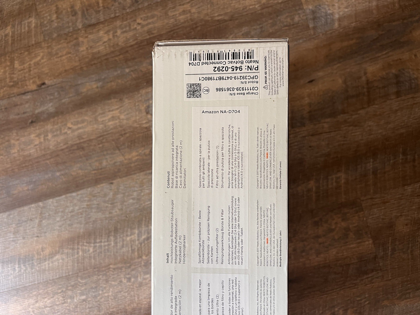 New, Sealed Neato Robotics Botvac Connected D7 Wi-Fi Enabled Robot Vacuum