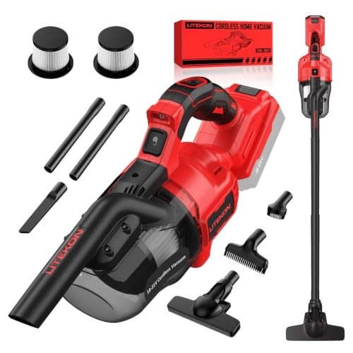 Cordless Vacuum for Milwaukee M18 Battery, 5 in 1 Handheld Electric Vacuum Cl…