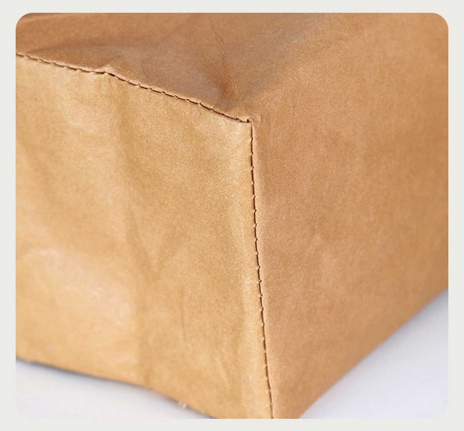Washable Paper Storage Bags – Reusable Grocery Bags 6 x 11 Inches Kraft Plant…