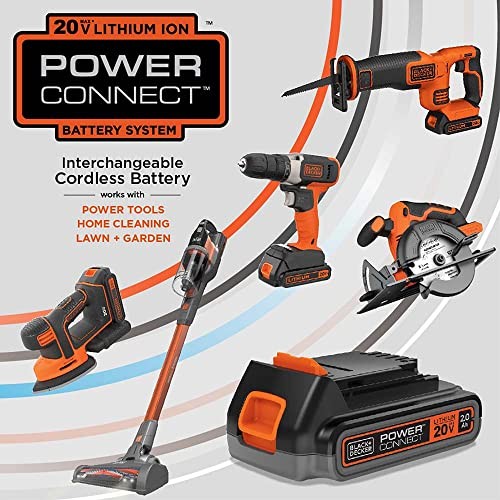 Aspiradora De Mano 20V Max Powerconnect, Inalambrica, Bateria No Incluida