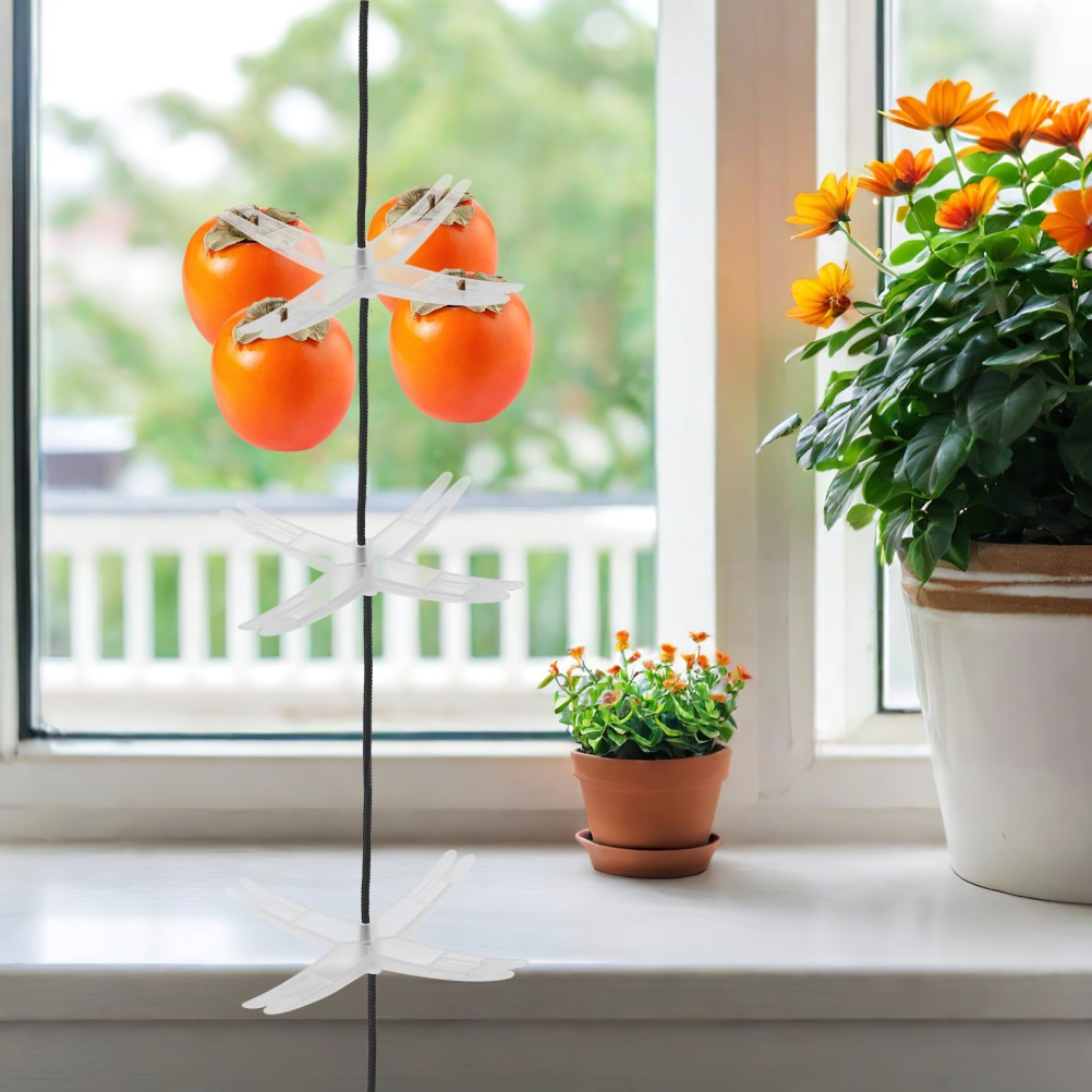 Multi Tier White Plastic Air Drying Rack for Fruits Vegetables and Herbs
