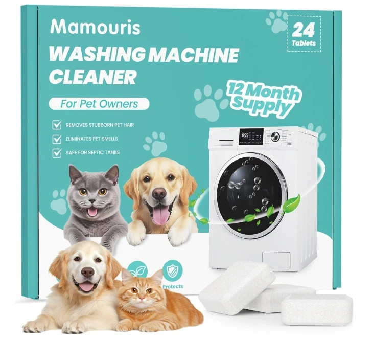 Uproot Clean Washing Machine Cleaner Tablets – 24 Pack for a 12 Month Supply. Fo
