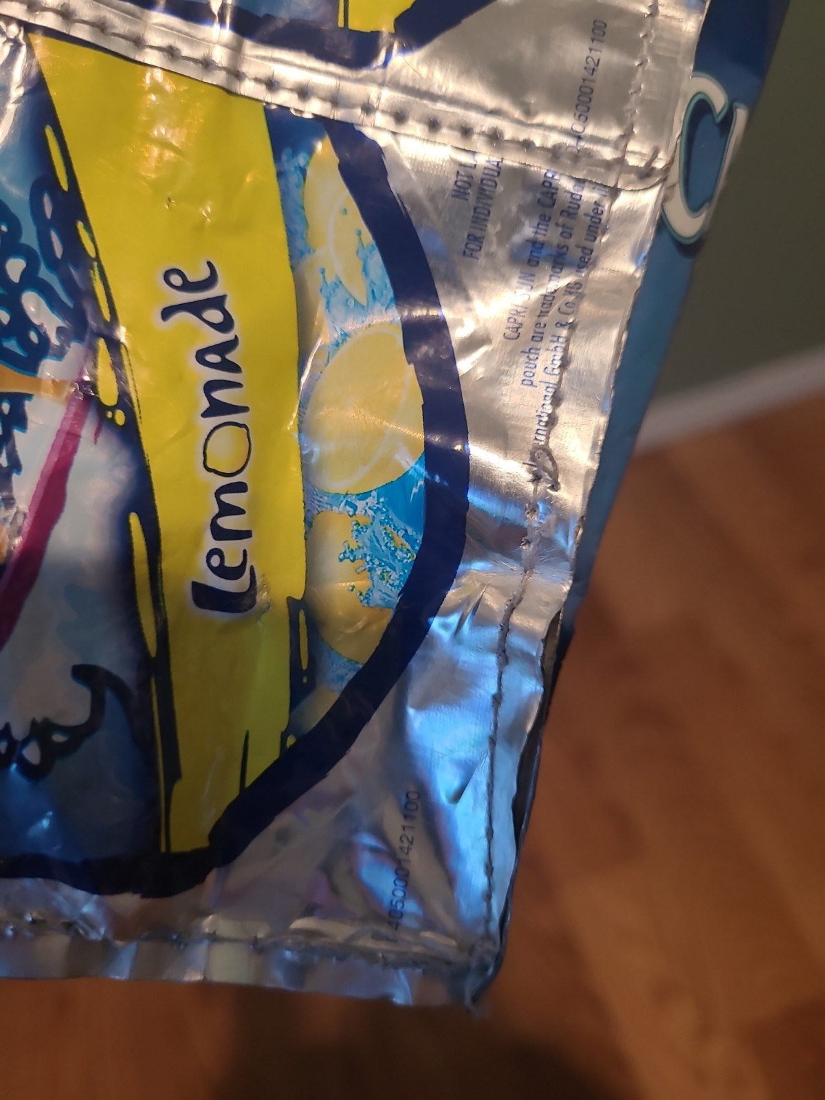 Capri Sun Fruit Punch Pouch Shopping Tote Bag Recycled Reusable Terracycle