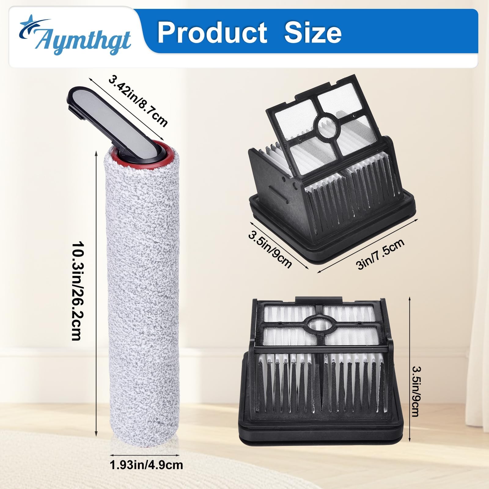 H12 Pro Accessory Kit for Dreame H12 Pro, H12 Dual Cordless Wet Dry Vacuum Cl…