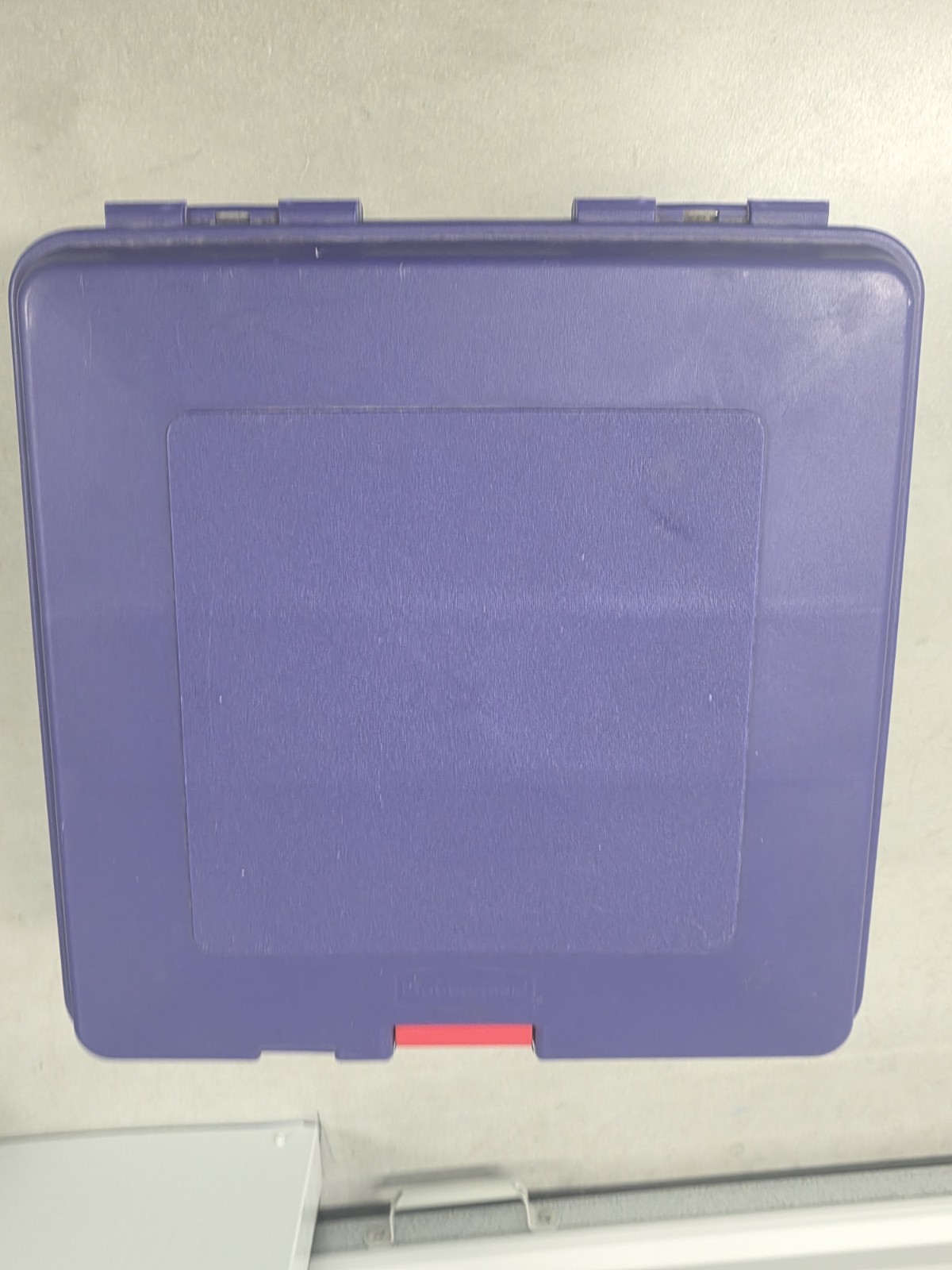 RARE Vintage 1990s Rubbermaid Keepers Totelocker Jr. – Aqua Colorblock Tote
