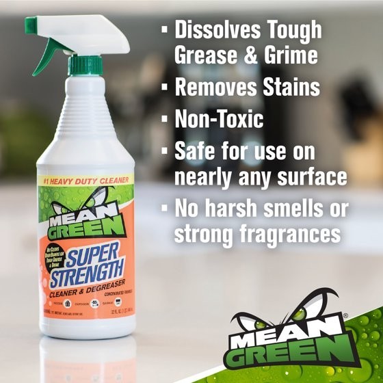 Mean Green Super Strength Cleaner & Degreaser, 128 Ounce (2 pack)