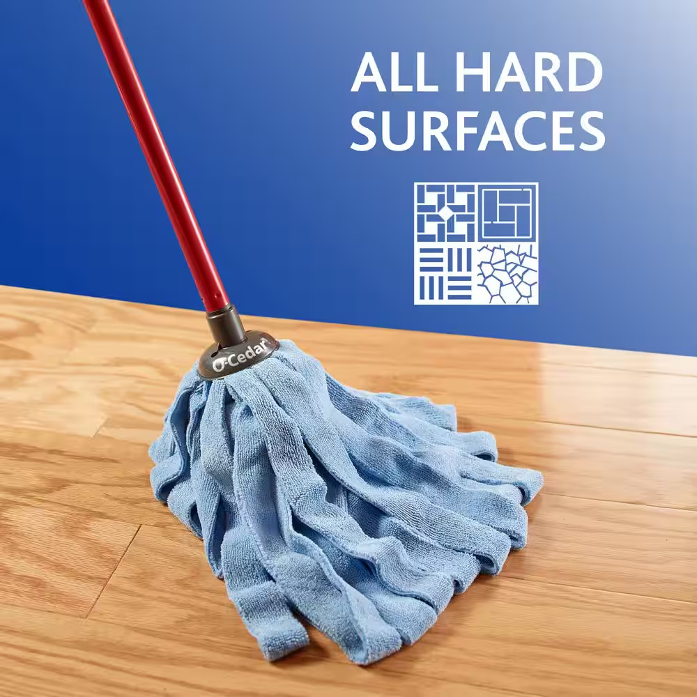 Microfiber Wet Cloth Mop Replacement Mop Head (2-Pack)