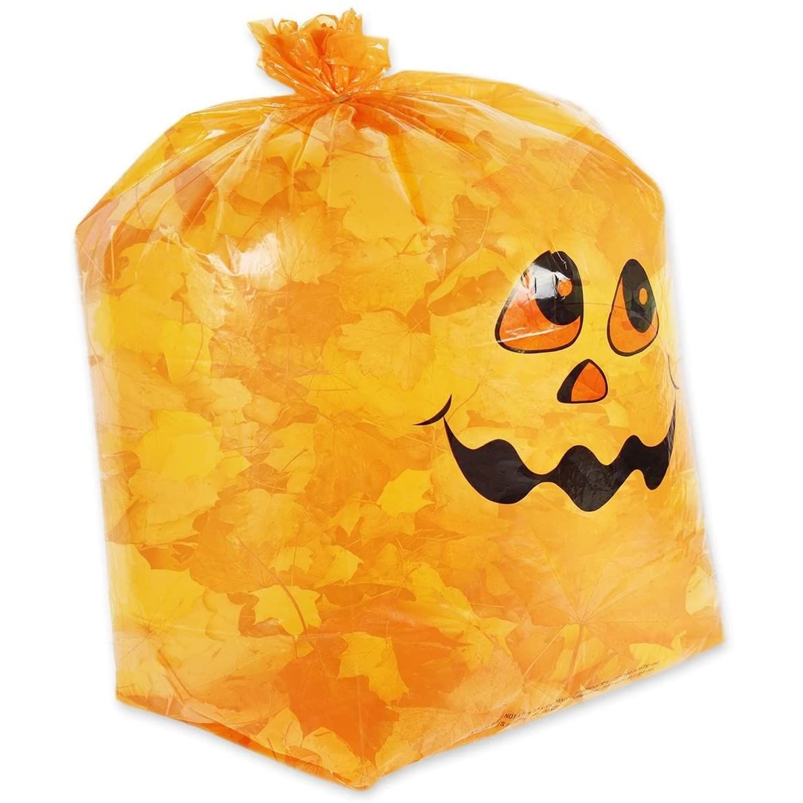6 Pack Halloween Leaf Bags for Outdoor Party Decor Yard Waste Bags Fall Decor