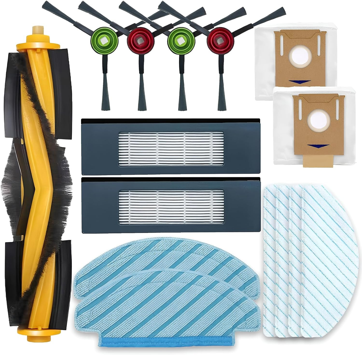DVX34 Accessories Kit for Yeedi Vac 2 Pro/Vac/Vac Max/Vac Station Robot Vacuum R