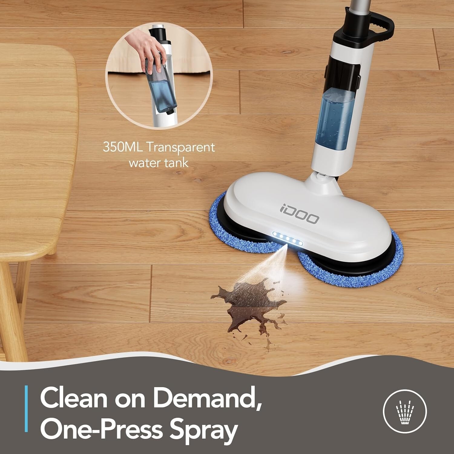 Steam Mop Cleaning Floor Tool Handheld Electric Steam Mop Floor Cleaner Cordless