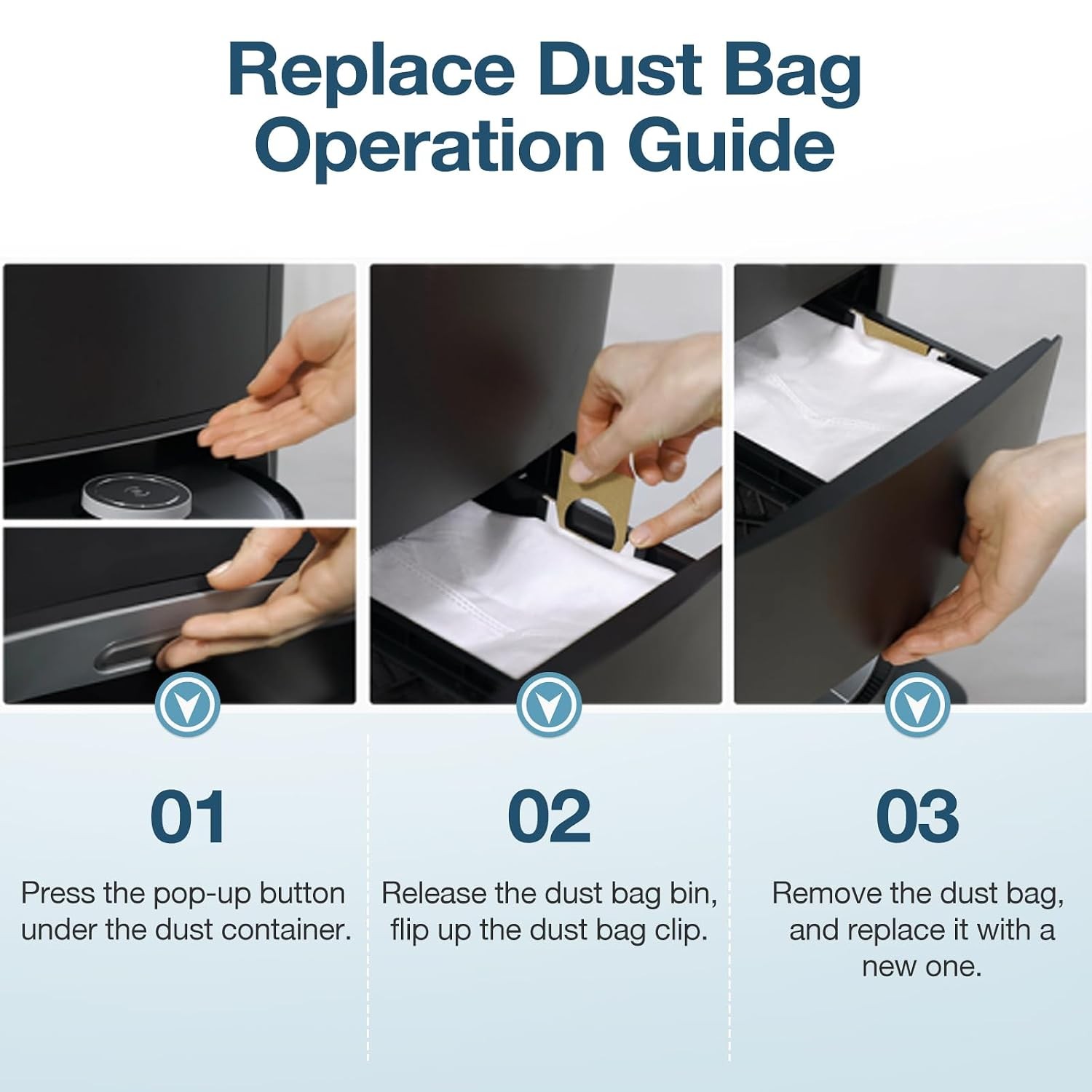 ECOVACS DEEBOT X1 Omni Dust Bags Compatible T10 T20 T20 Max Pr Replacement