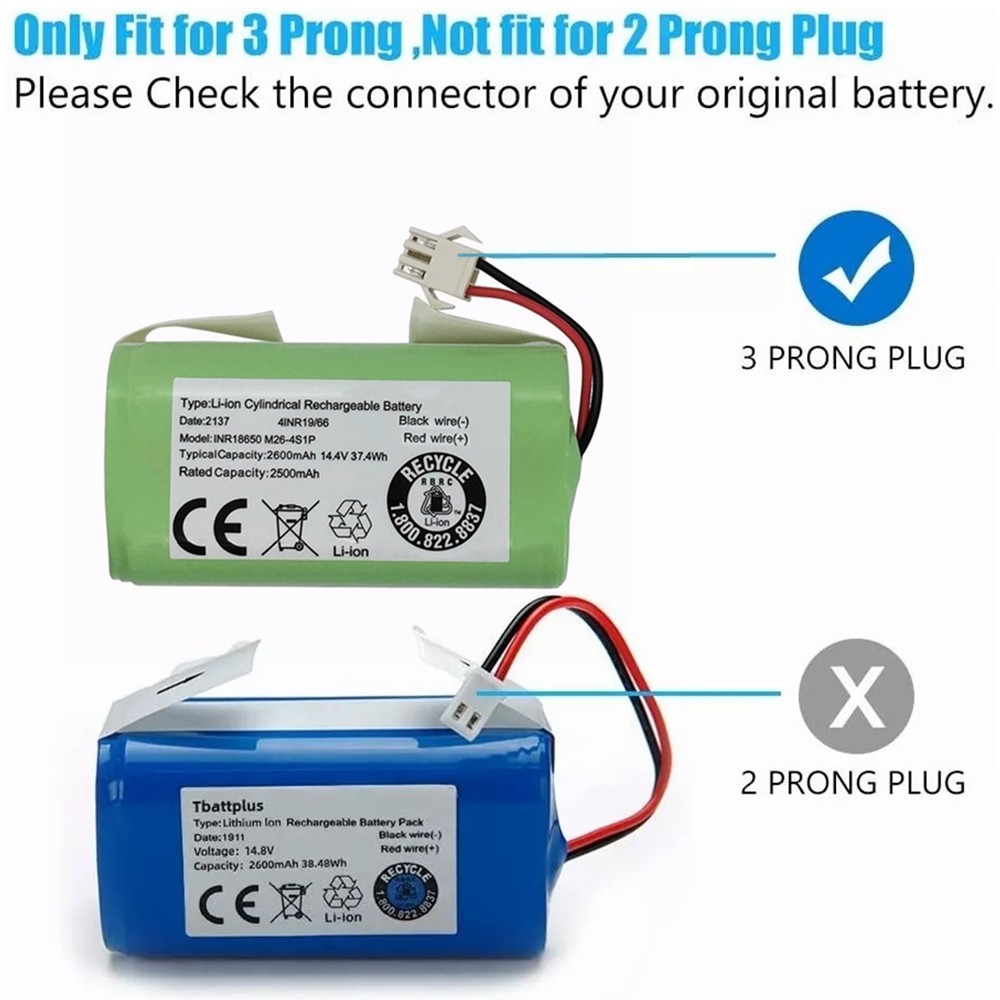 OEM Battery for Eufy RoboVac 11 11S Max 12 15 15T 15C Max, 25C 30 30C 35C Robot
