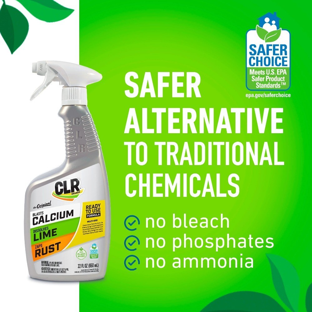 Calcium Lime and Rust Remover EPA Safer Choice 22 oz Spray