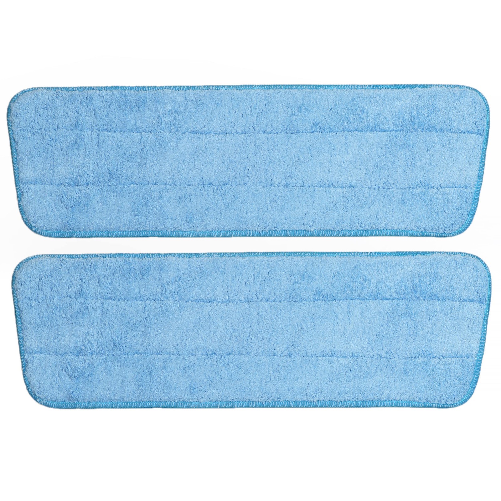 Microfiber Mop Pads 2-Pack Reusable 18 inches Heavy Duty Refills for Floor Cl…