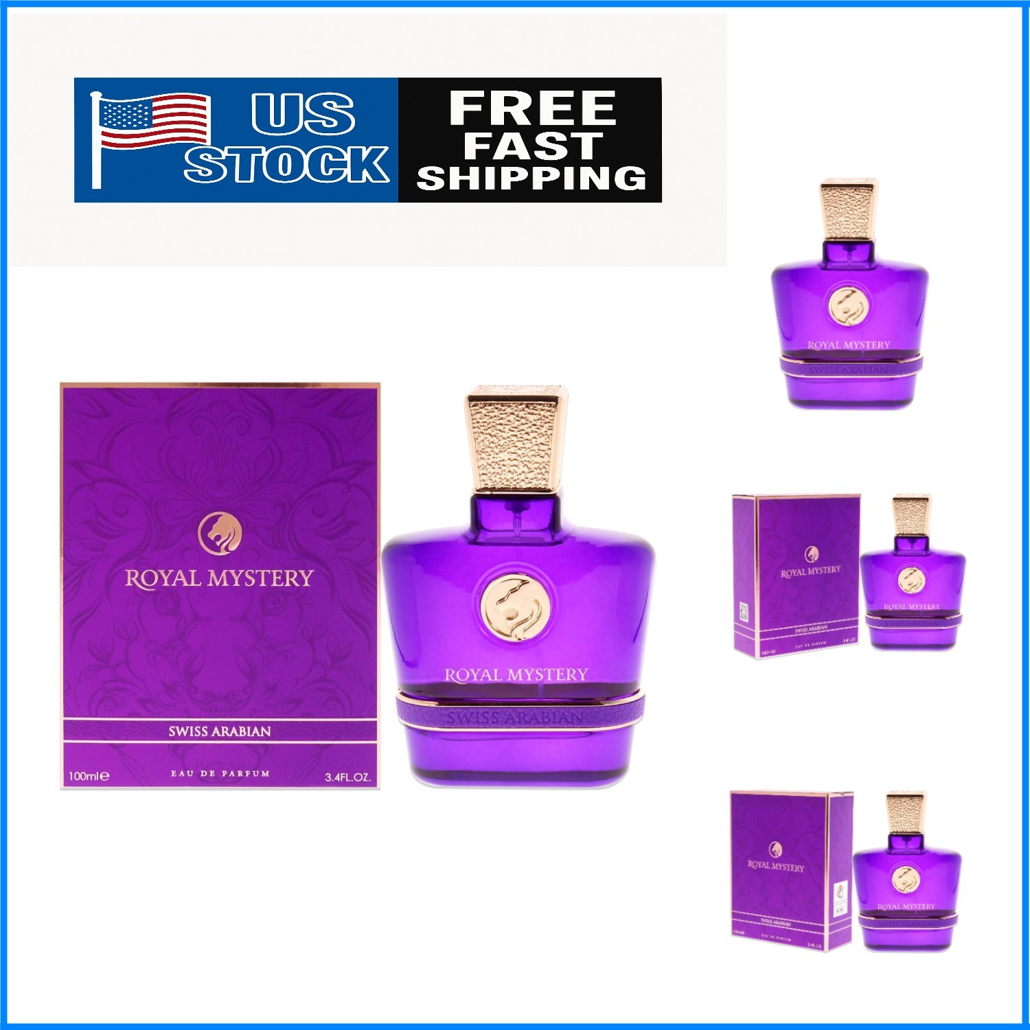 Royal Mystery 3.4 Oz EDP – Long Lasting Luxury Fragrance for Sophisticated Women