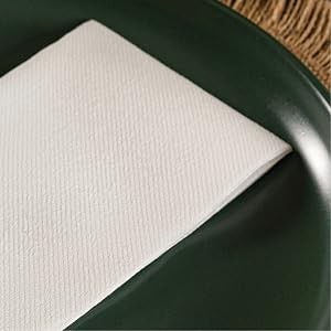 50 Pack Disposable Hand Towels for Bathroom, Linen-Feel Guest Towels | 12×17