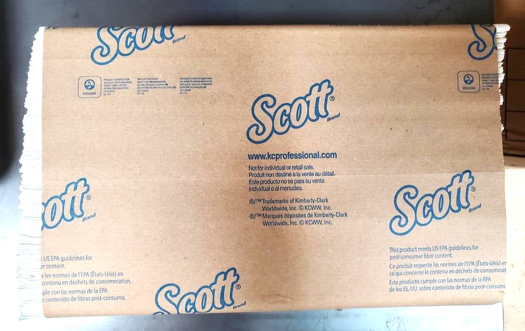 Scott C-Fold Paper Towels (01510) 200 Pack / 12 Pack Case = 2400 Towels