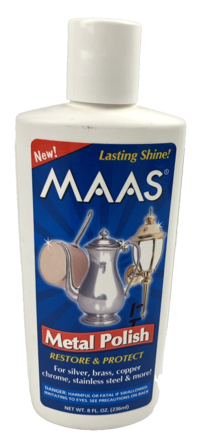 Maas Liquid Metal Polish, Restore & Protect 8-Ounce