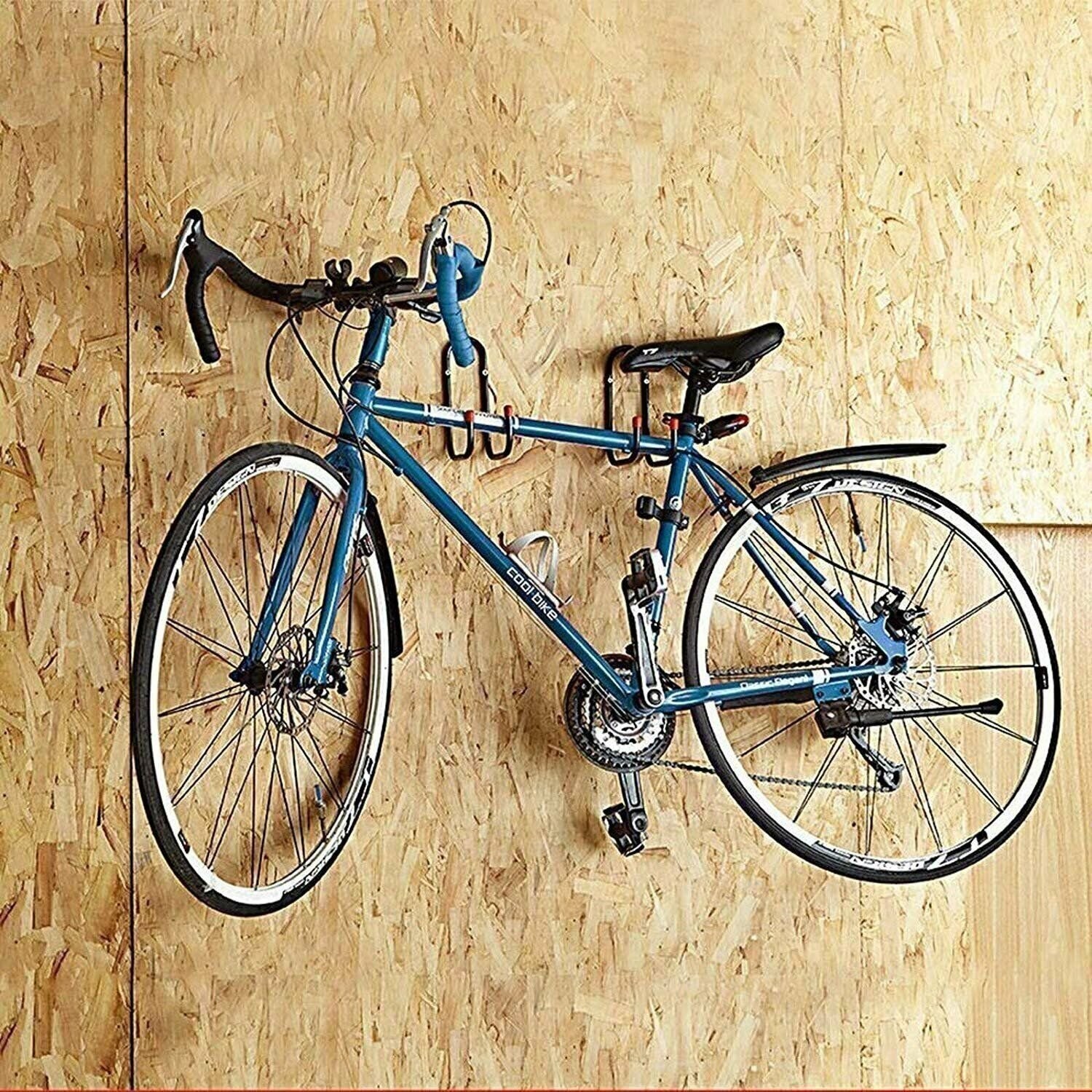Heavy Duty Metal Wall Mount Garage Storage Double J Utility Bike Hook Hanger
