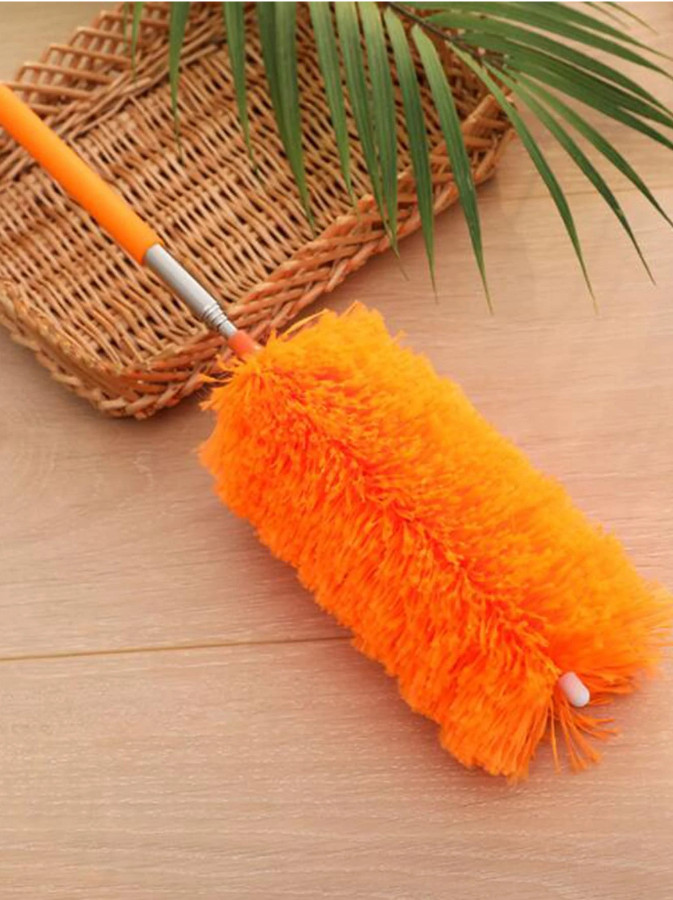 1pc Adjustable Stretch Extend Microfiber Duster, Household Dusting Brush Tool