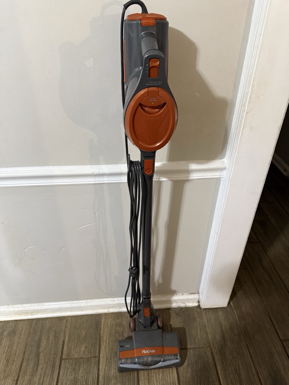 Shark Rocket HV301 U4 Corded Bagless Stick Vacuum Gray/Orange 500W 120V