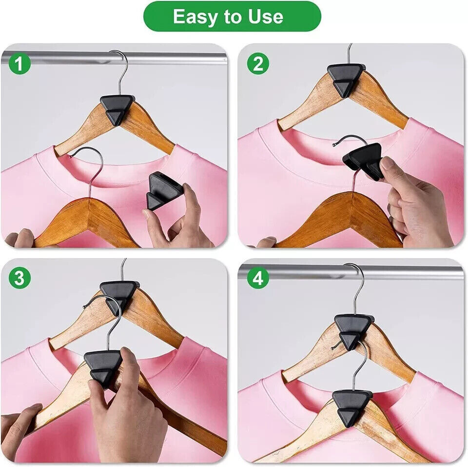 25 pcs Clothes Hanger Connector Hooks Closet Hangers Organizer Space Saving Clip