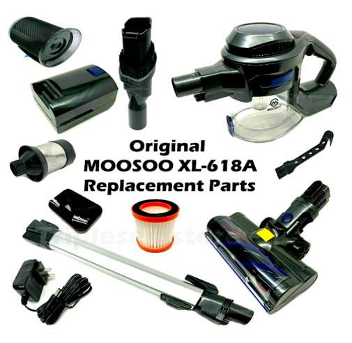 New Original MOOSOO XL-618A Cordless Stick Vacuum Cleaner – Replacement Parts!!!