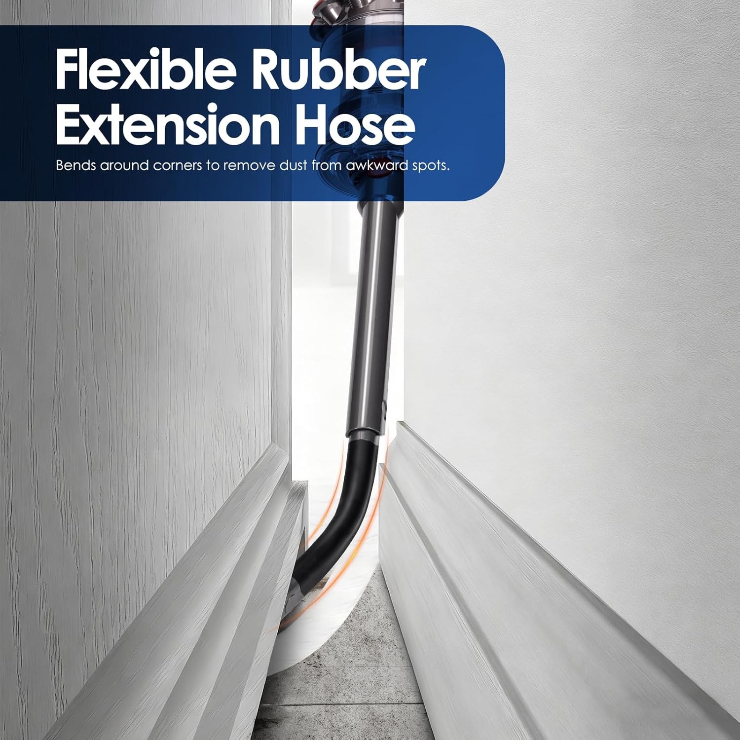 Extendable Flexi Crevice Tool Cleaner Head for Dyson V15 V12 V11 V10 V9 V8 V7 G5