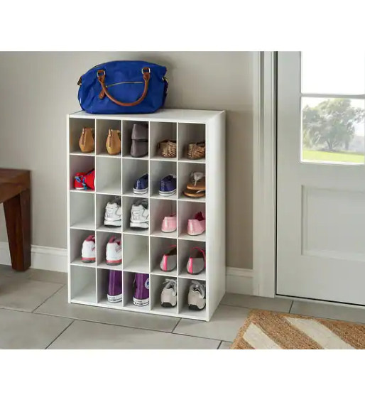 Storage Organizer Shoe Rack Cube Cabinet Shelf Closet Unit Stand Boot 25 Tower