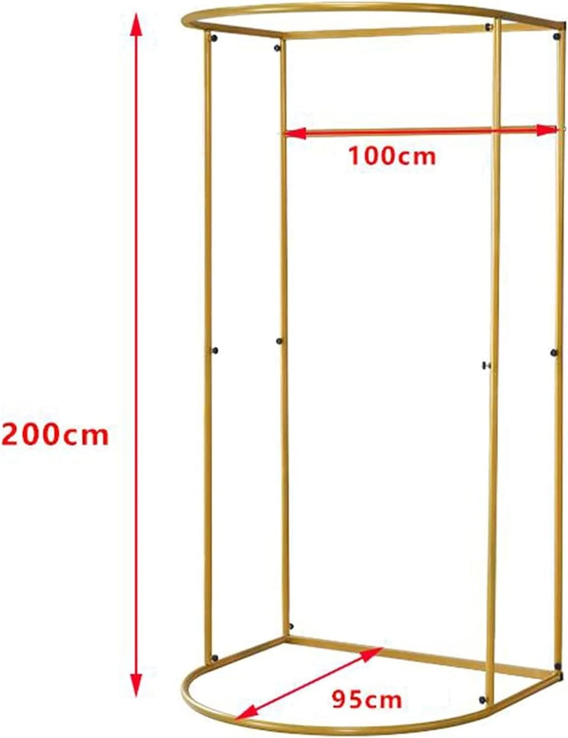 Temporary Changing Room with Shading Curtain – 200x100x95cm Iron Frame