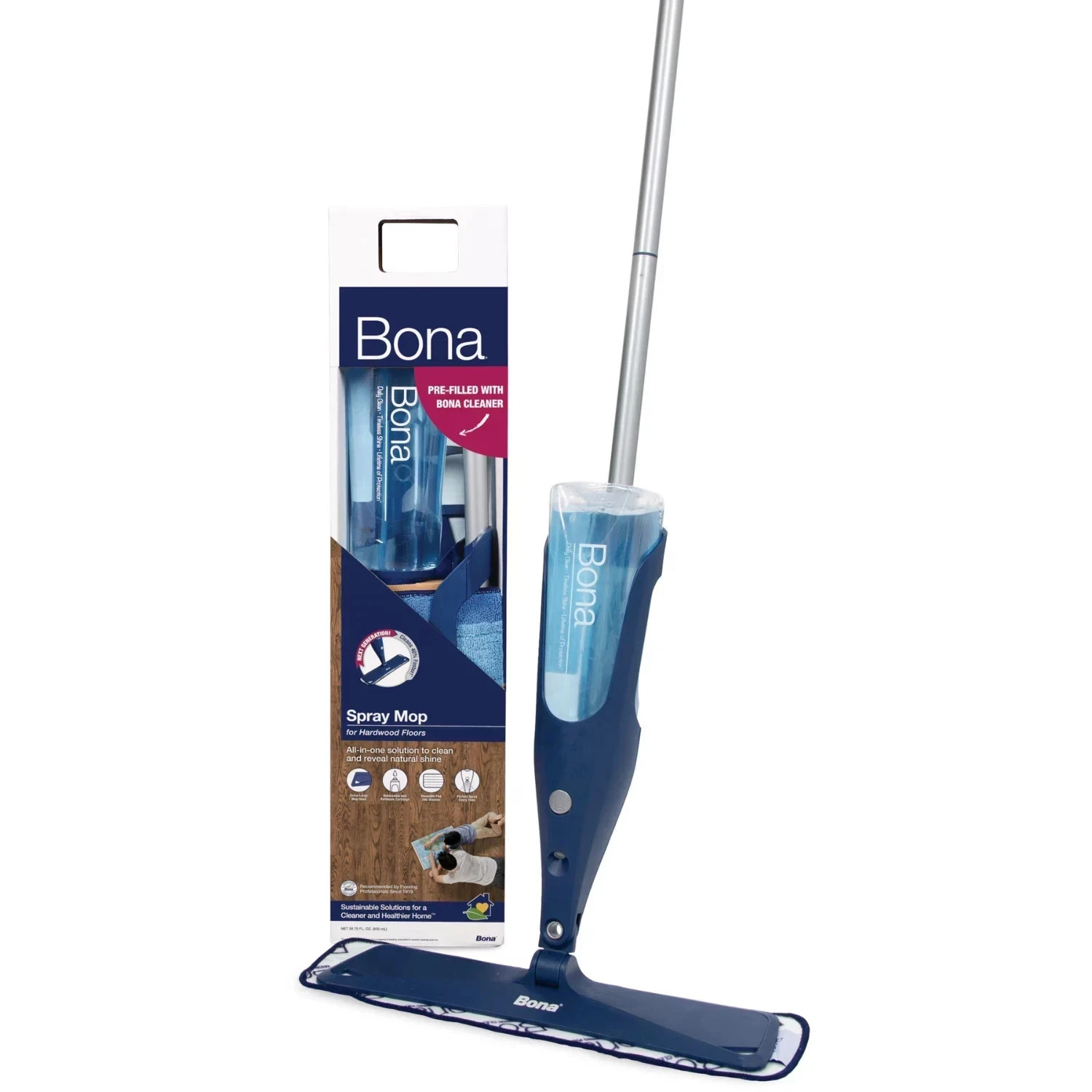 Bona Premium Spray Mop for Hardwood Floors- Fast Shipping- New